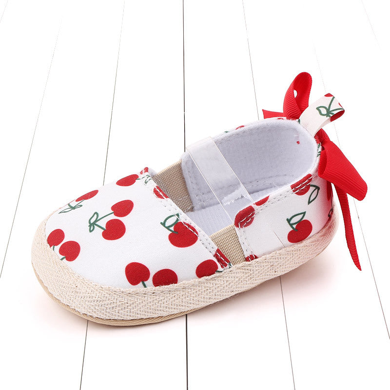 Cherry Non-slip Soft Sole Baby Shoes
