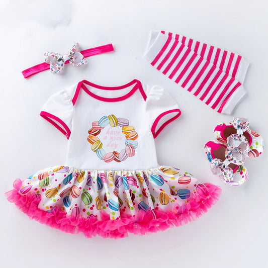 "HAVE A NICE DAY" Donut Complete Outfit - 4pc set