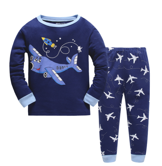 Boy's Airplane Pajama Set