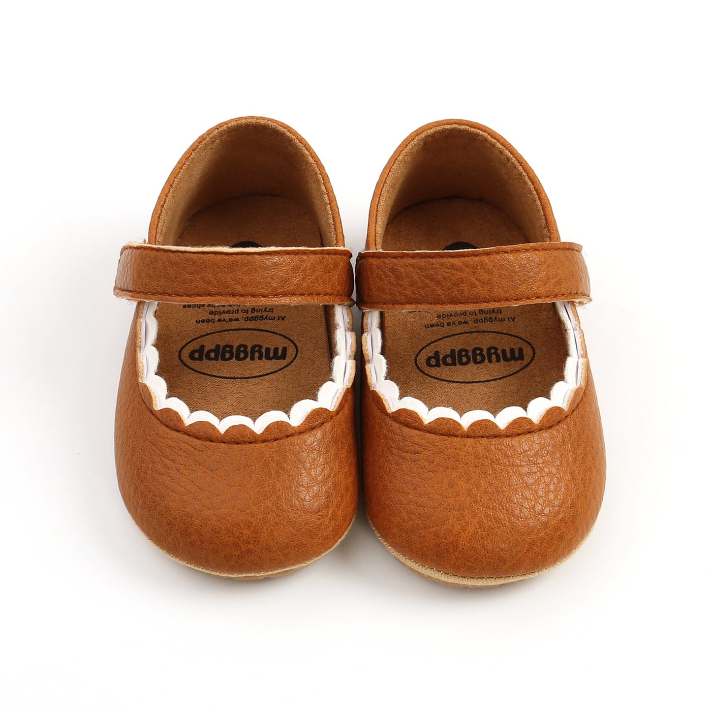 Brown Velcro Strap Shoes