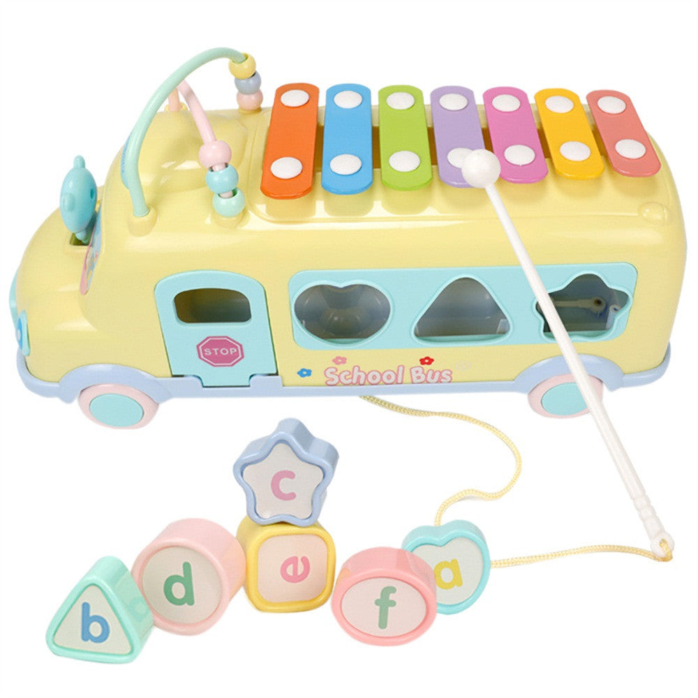 Piano Pull Musical Instrument Early Educational Learning & Music Van