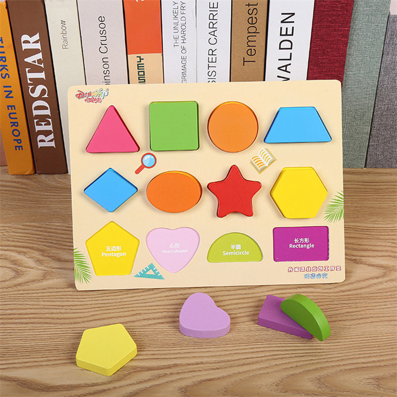 Three-dimensional Wood 3D Shape Puzzle