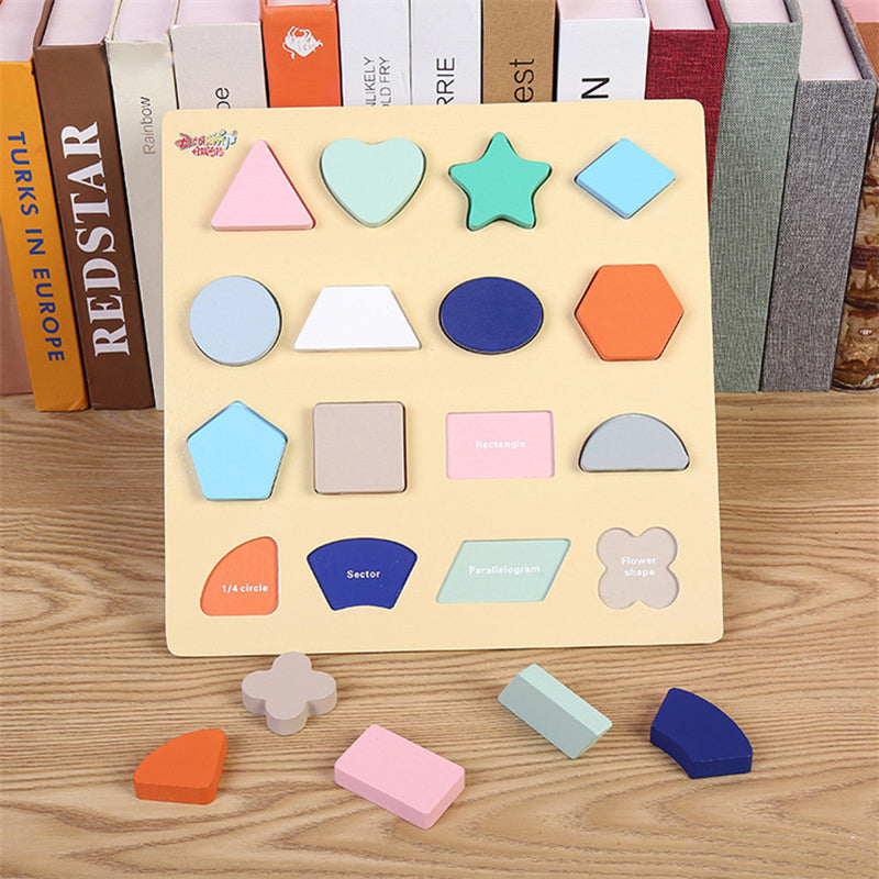 Three-dimensional Wood 3D Shape Puzzle