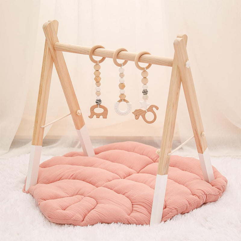 Baby Cotton Soft Blanket Pink Play Mat