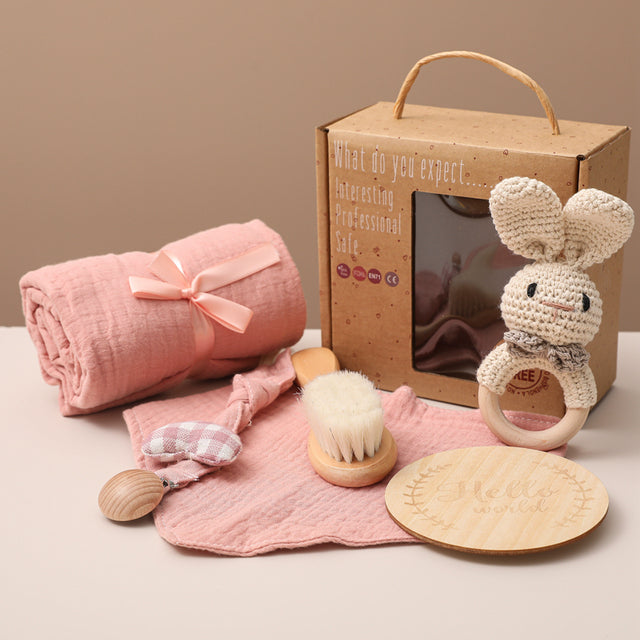 Bunny Rabbit 6pc Baby Gift Set