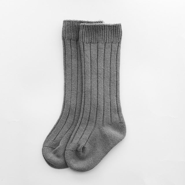 Children's Long Cotton Socks - different colors available
