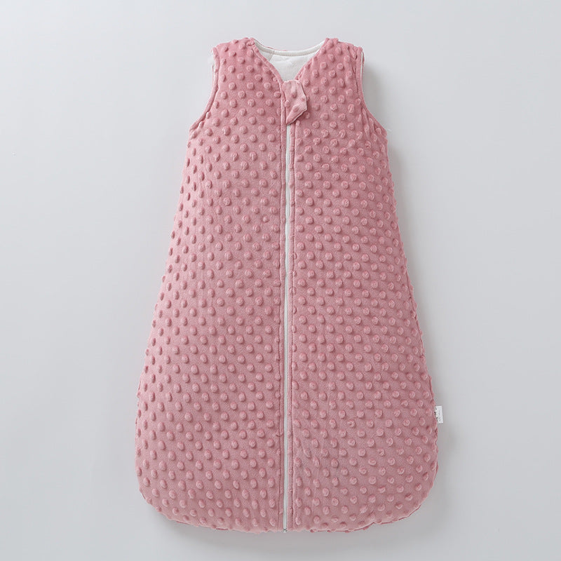 Dark Pink Baby Vest Sleeping Bag - 0-9 Months