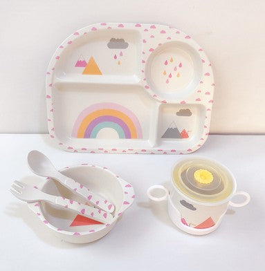 Rainbow Tableware 5 pc Set