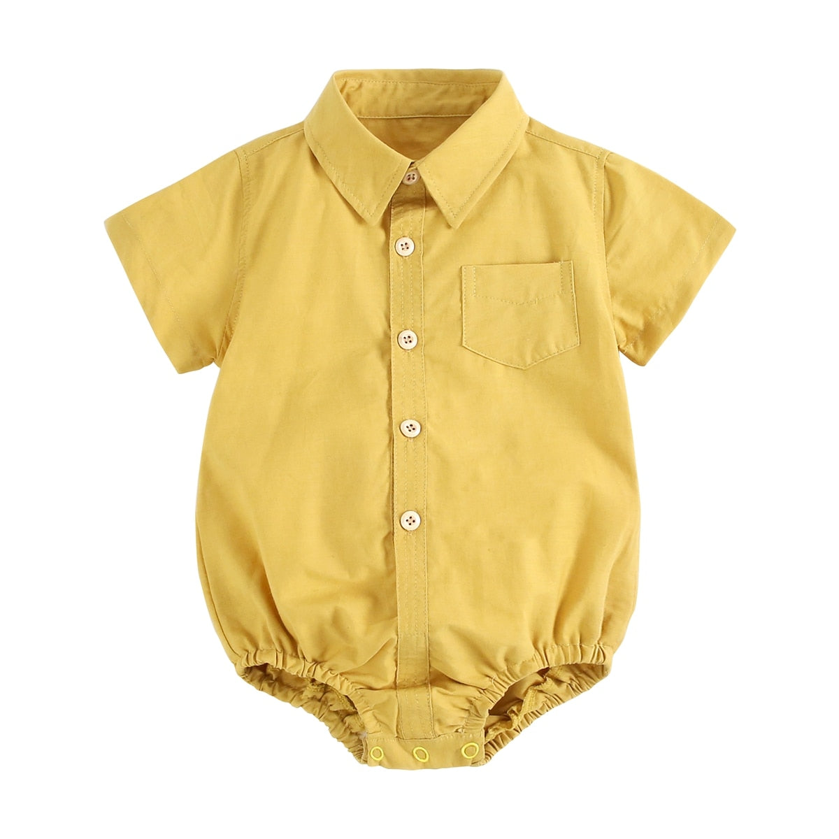 Baby Boy's Yellow Bodysuit