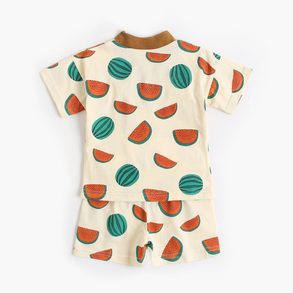 Girl's Watermelon Short Sleeve Shirt & Shorts - 2pc set