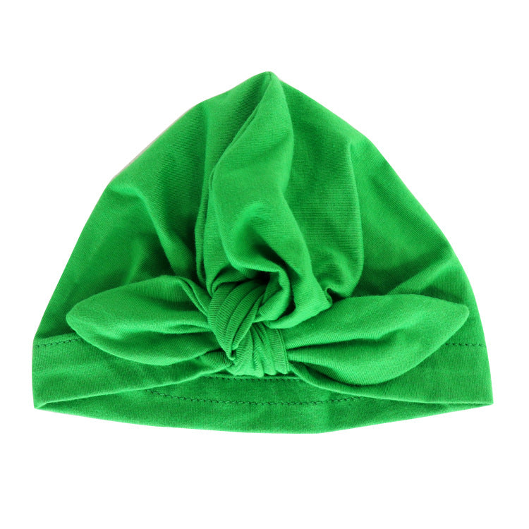 Green Knot Cap - Ages 0-5Y